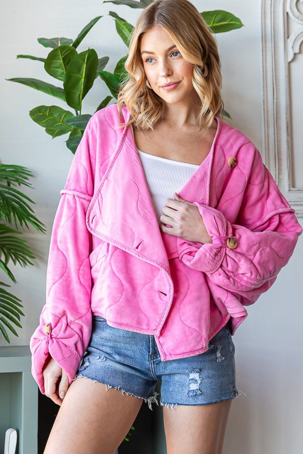 The Maricopa Kat Quilted Crop Jacket