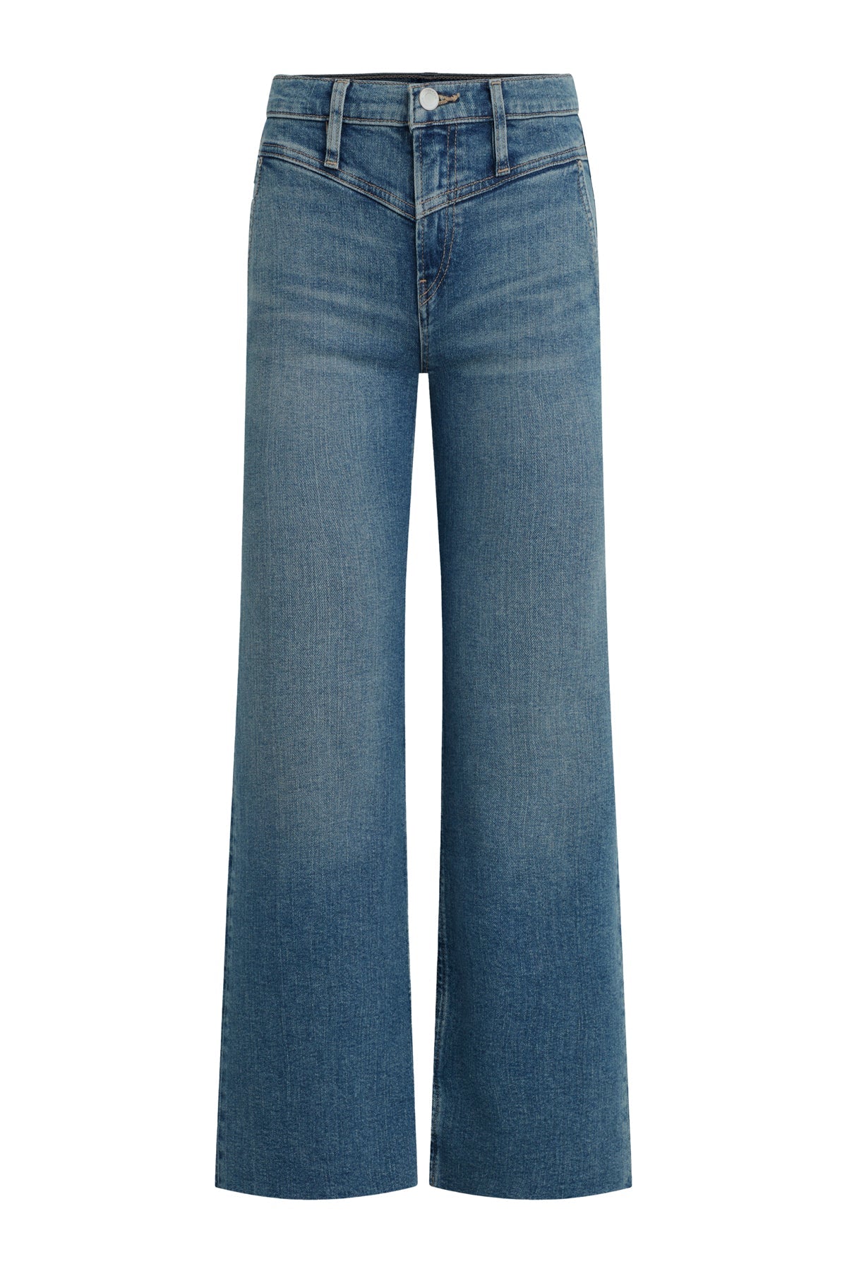 Rosie High-Rise Wide Leg Ankle Jean in Barcelona