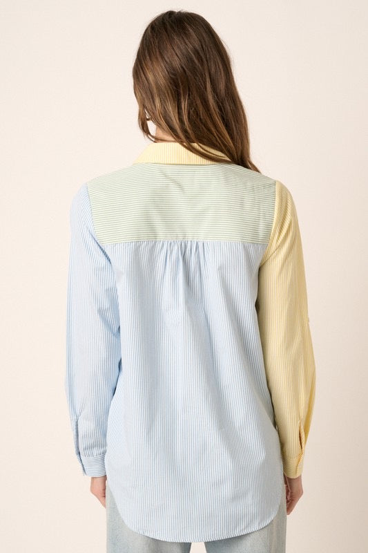 Striped Patch Show Shirt McGee