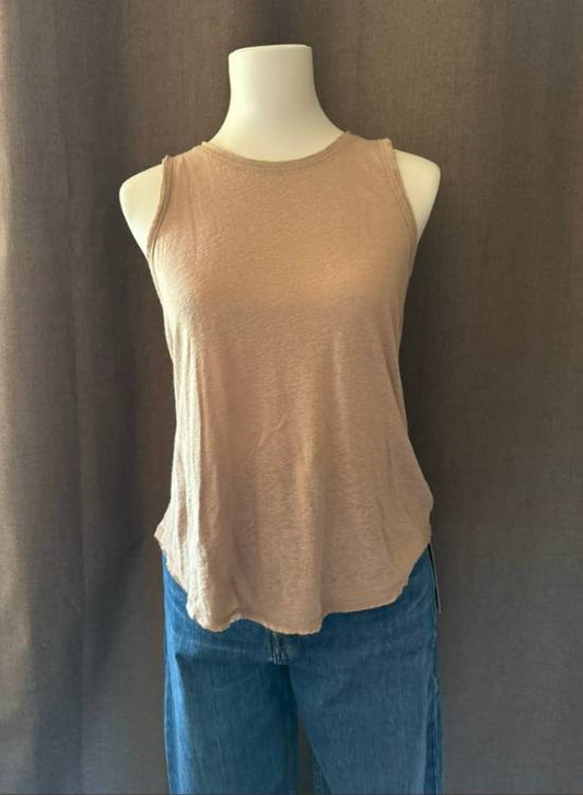 Sand Loose Fit Tank