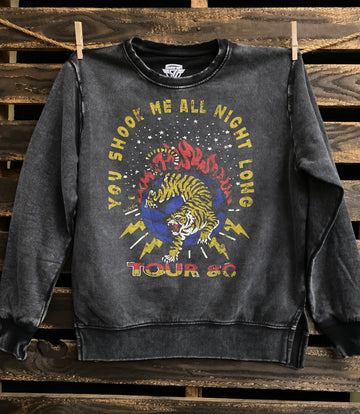 You Shook Me Crop Hoodie