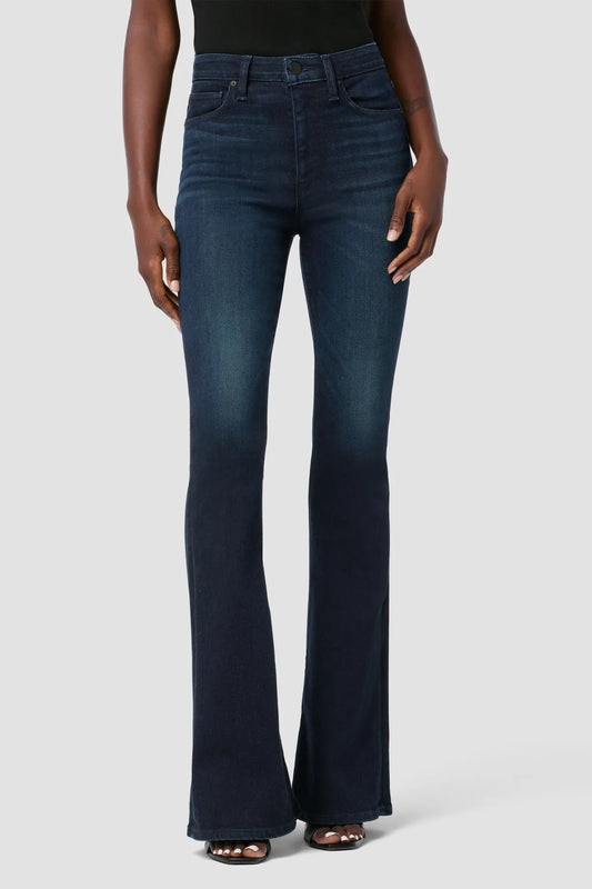 Holly High-Rise Flare Jean in Tourmaline