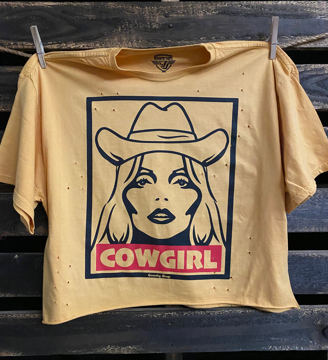 Cowgirl Oversized Crop