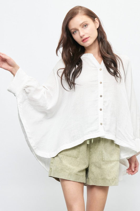 The Rikki Kat Oversized Cotton Top