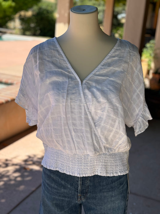 Square Textured Blouse