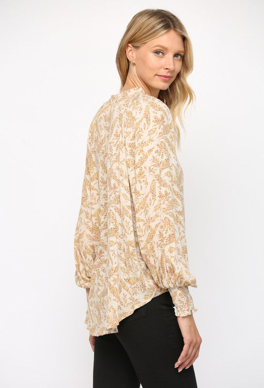 The Darby Kat Floral Button Down