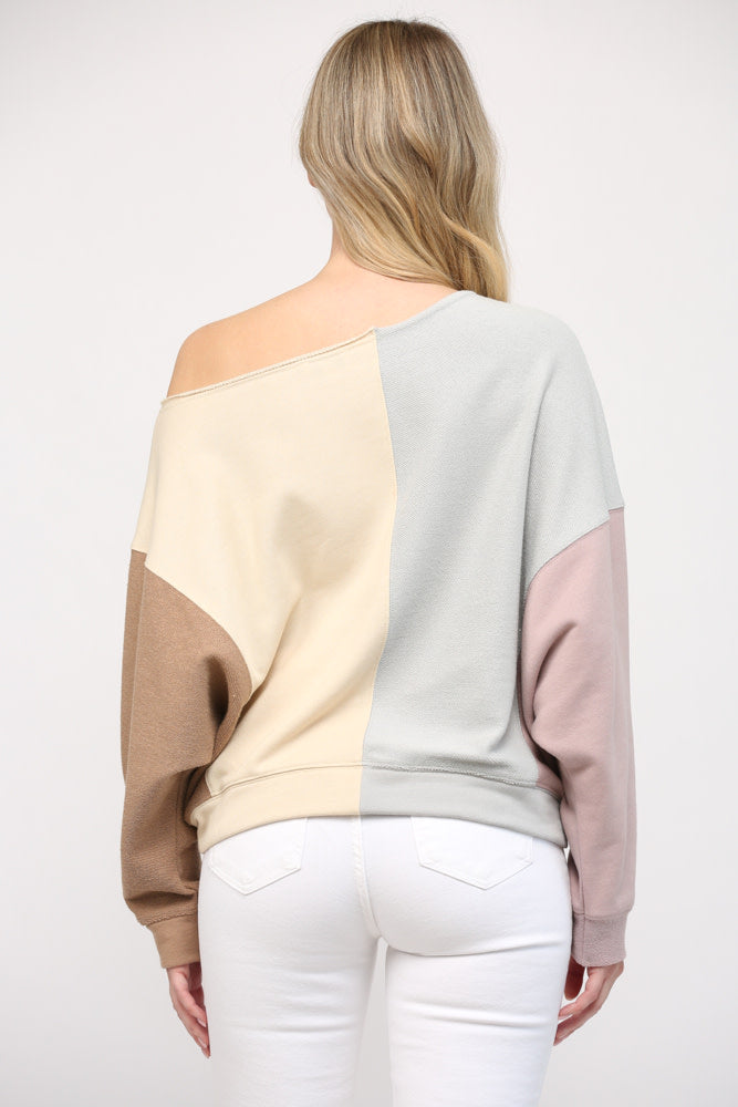 The Camirilla Kat Color Block Sweatshirt