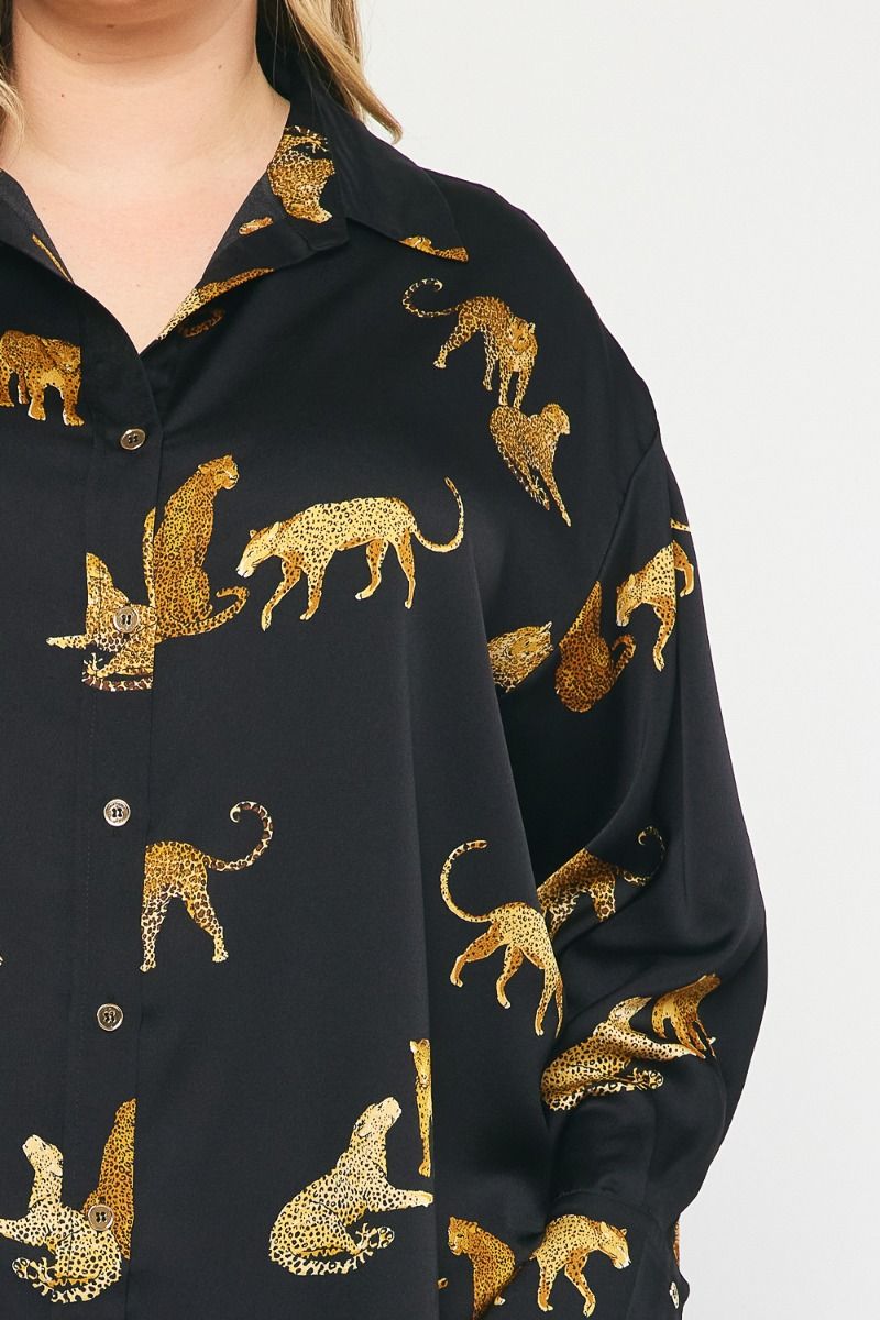 The Peter Kat Tiger Print Button Down