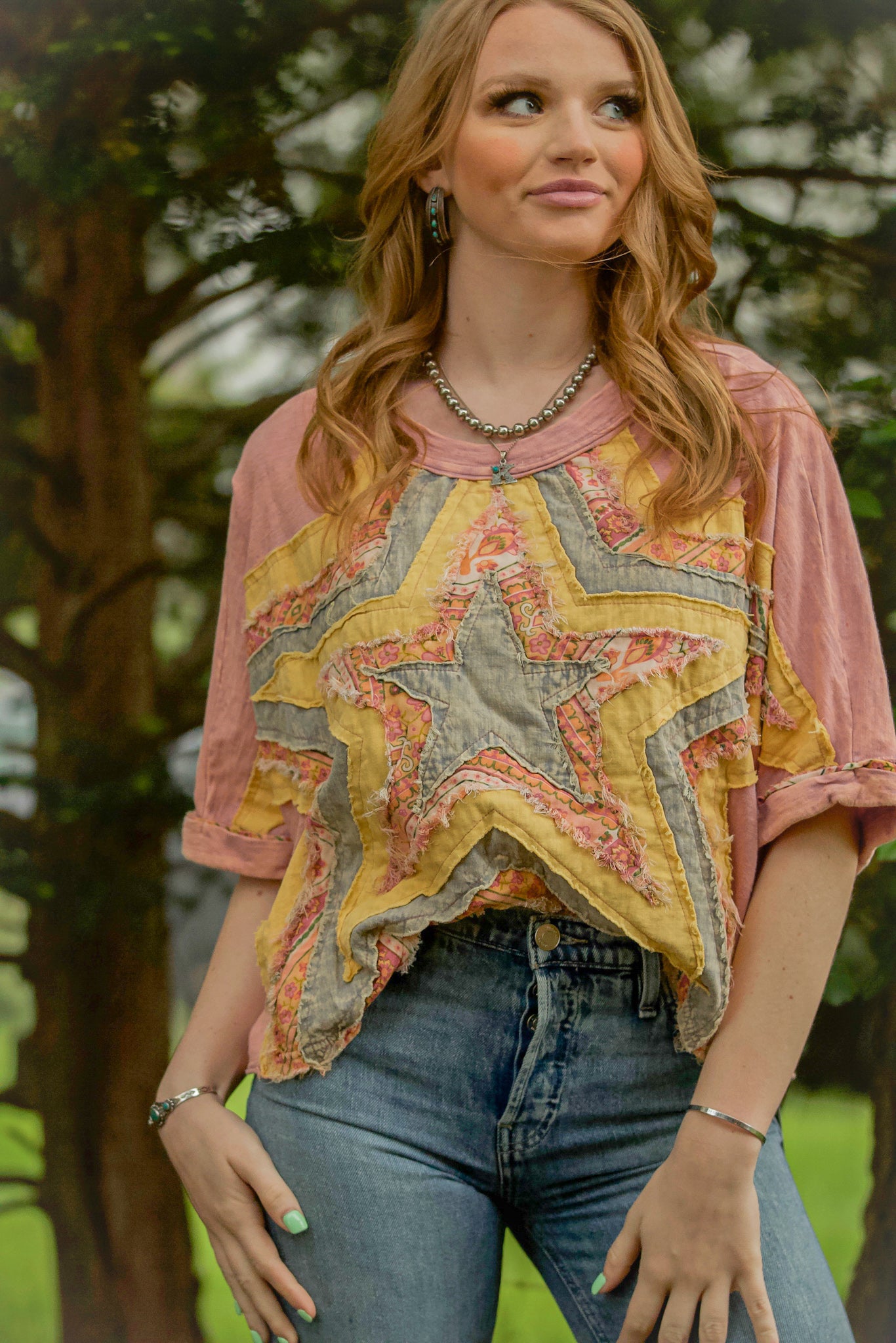 The Pierre Kat Quilted Starburst Top