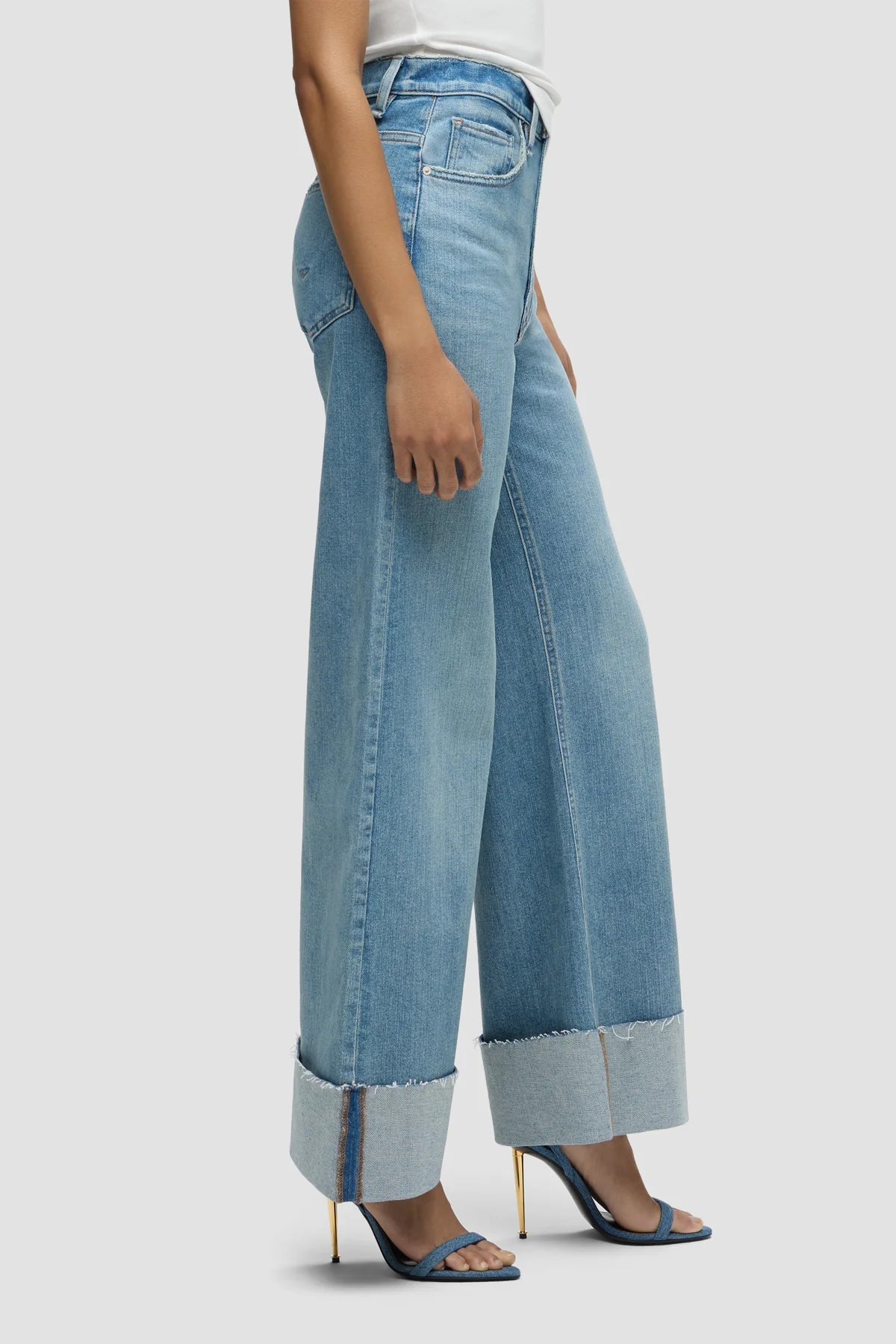 James High-Rise Wide Leg in Oasis