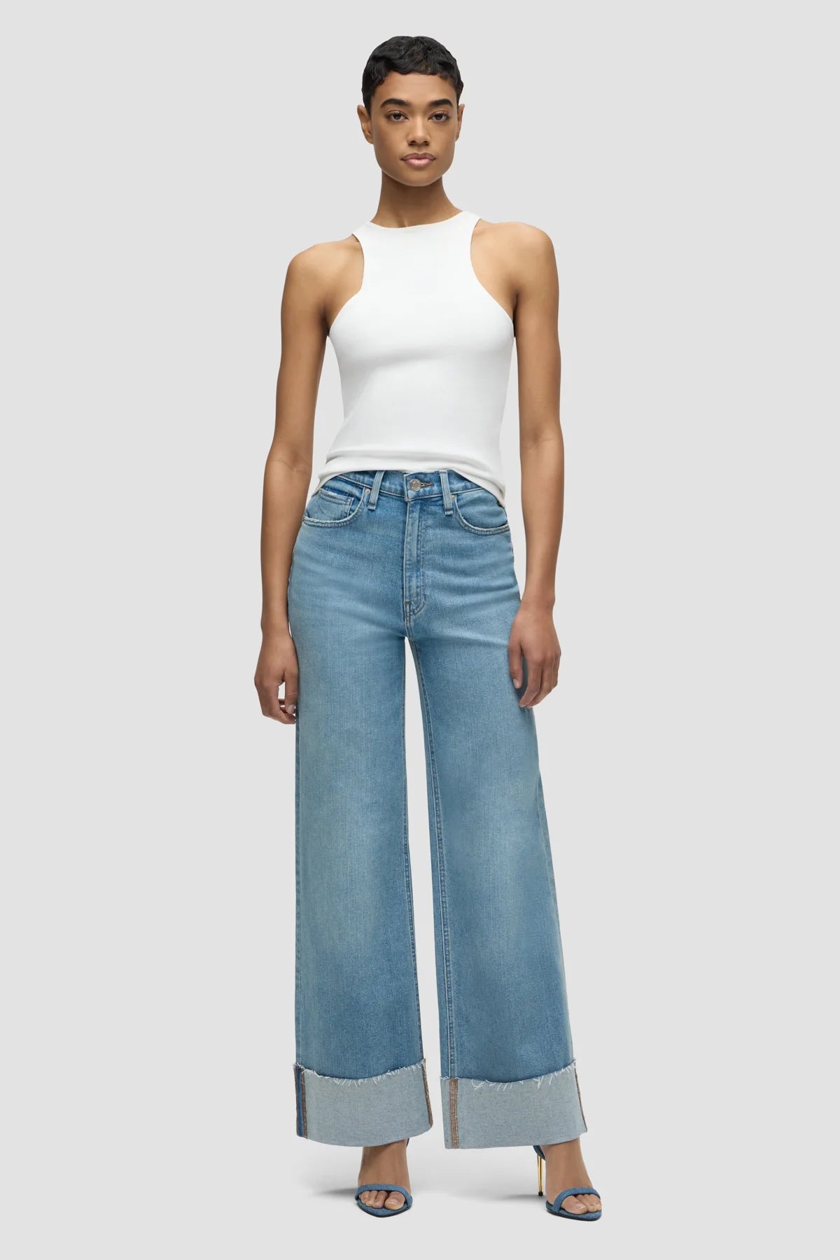 James High-Rise Wide Leg in Oasis