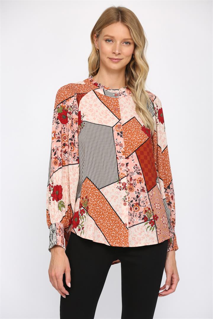 The Sassari Kat Flower Blouse