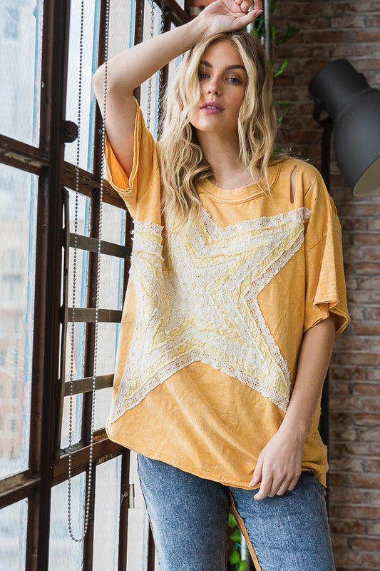 The Tuscon Kat Lace Star Pullover