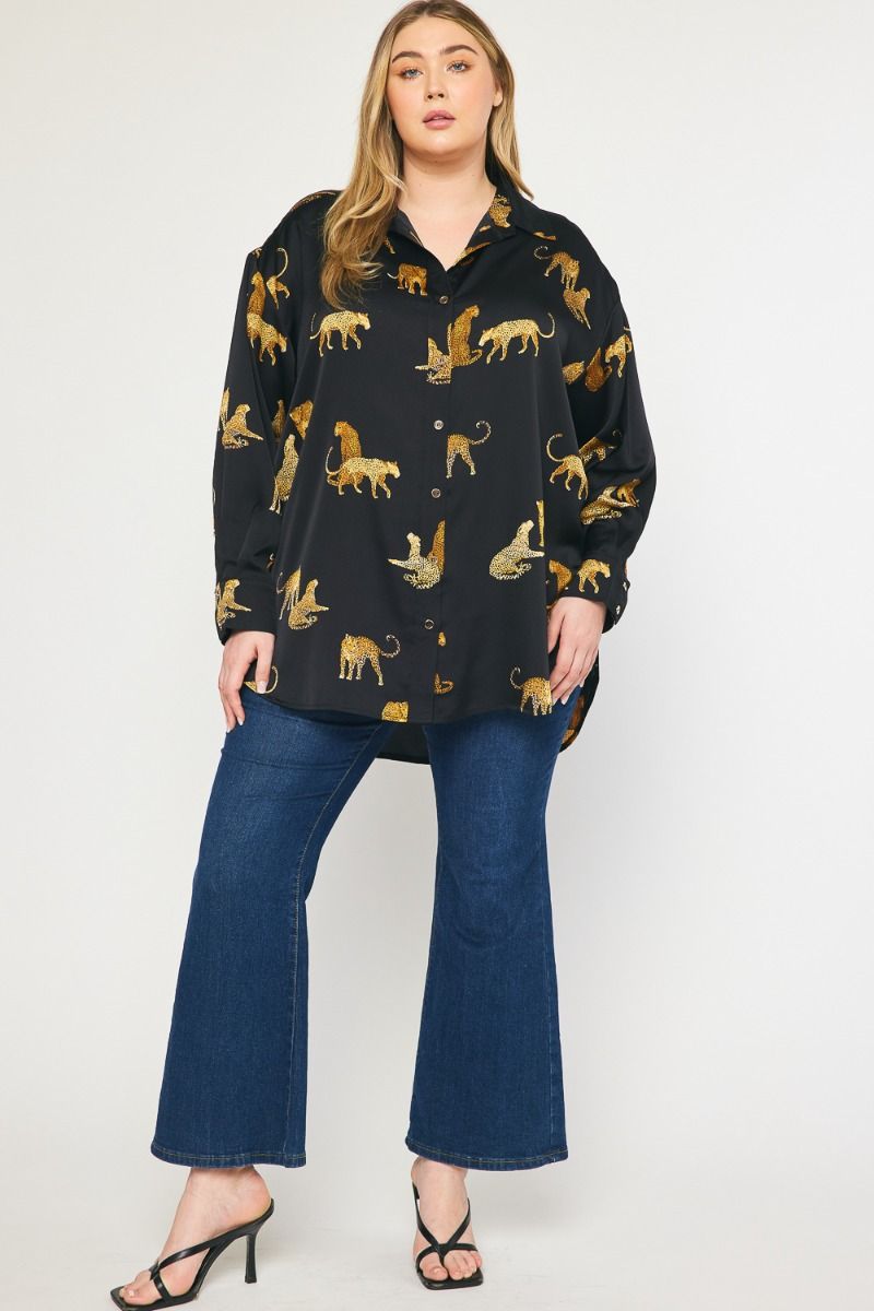 The Peter Kat Tiger Print Button Down