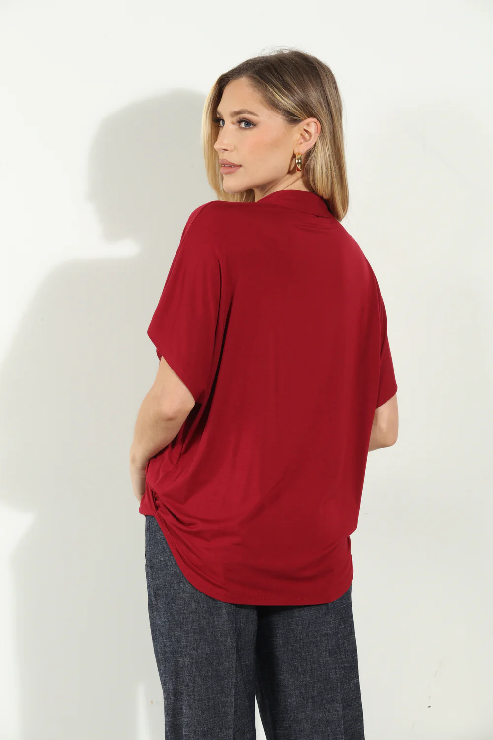 Charleston Cupro Surplice Tee