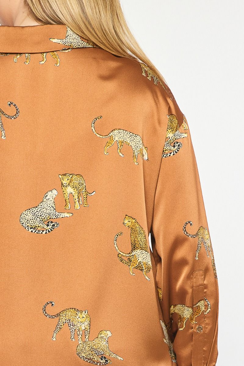 The Peter Kat Tiger Print Button Down