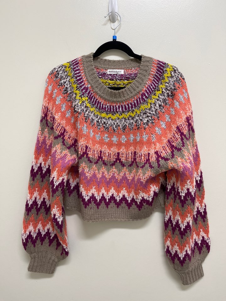 The Adelaide Kat Fair Isle Crop